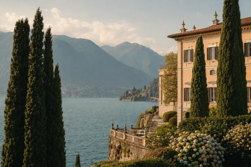 Lake Como, Italy, the setting for this sample wedding